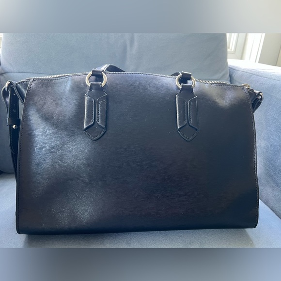 Ralph Lauren Saffiano Leather Satchel with crossbody strap - Picture 10 of 14